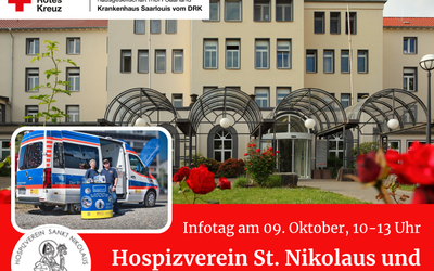 Welthospitztag 2026; Infostand im Krankenhaus Saarlouis vom DRK